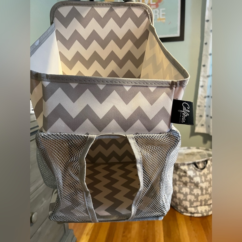 Like new hanging diaper caddy